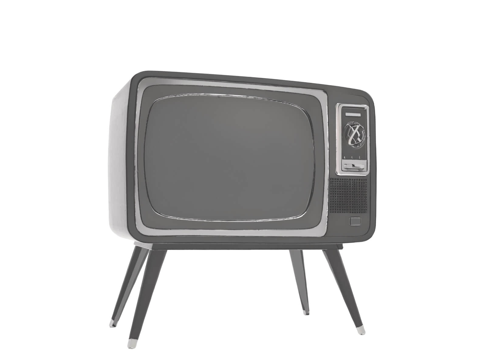 古いアナログテレビ